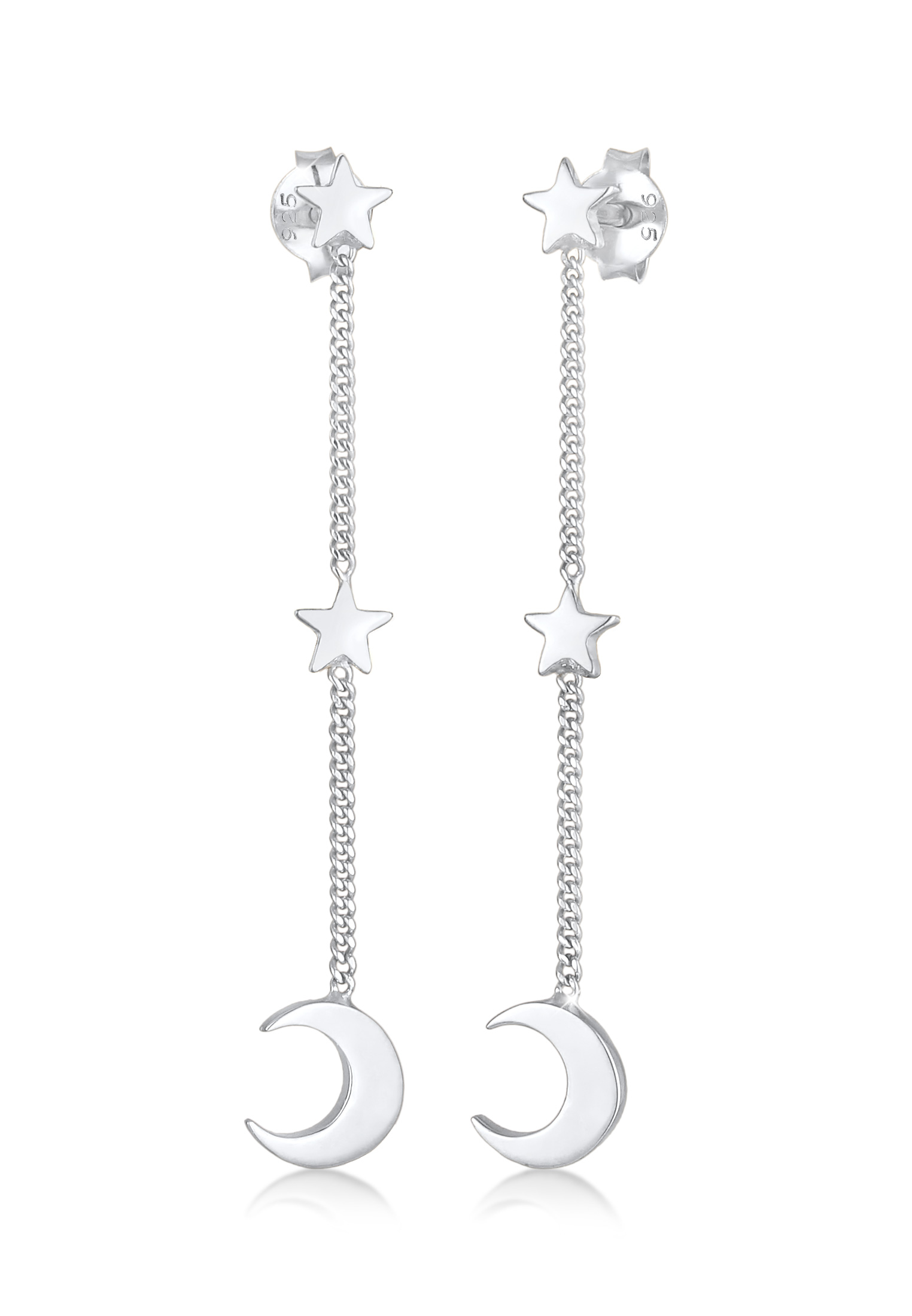 ELLI GERMANY Earrings Star Crescent Astro Trend