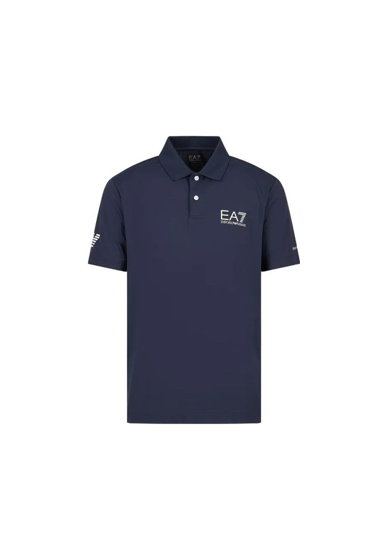 Emporio Armani EA7 Men's POLO Dark in Blue 8NPF23 PJEMZ