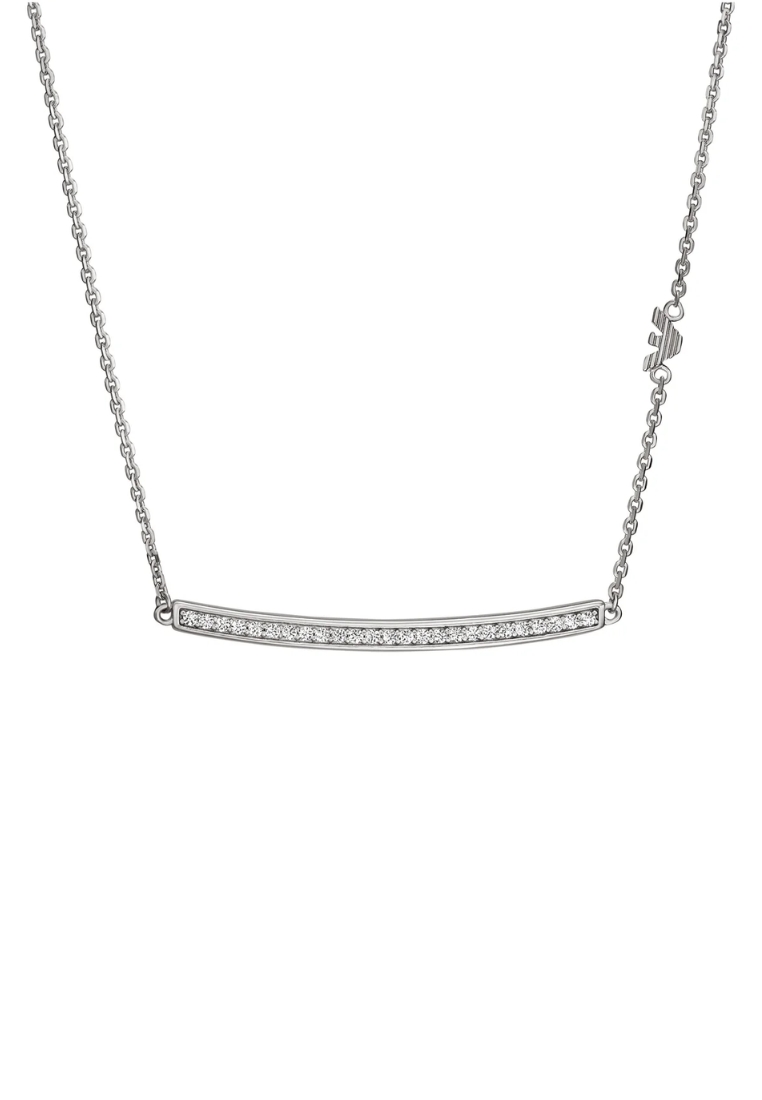 Emporio Armani Emporio Armani Sterling Silver Smile Necklace - (EG3591040)
