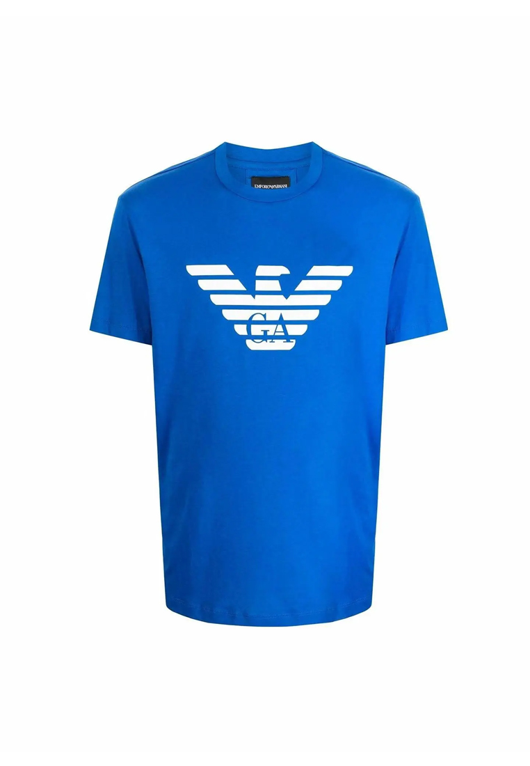 Emporio Armani Men's Short-Sleeved T-shirt in Blue 8N1TN5 1JPZZ