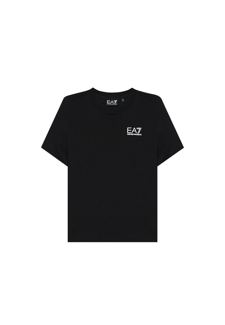 Emporio Armani Boys' Short sleeved T-shirt in Black 7B000020 AF10378