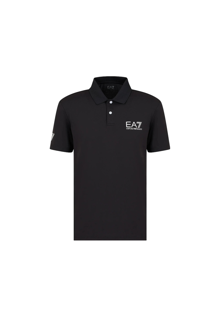 Emporio Armani EA7 Men's POLO in Black 8NPF23 PJEMZ