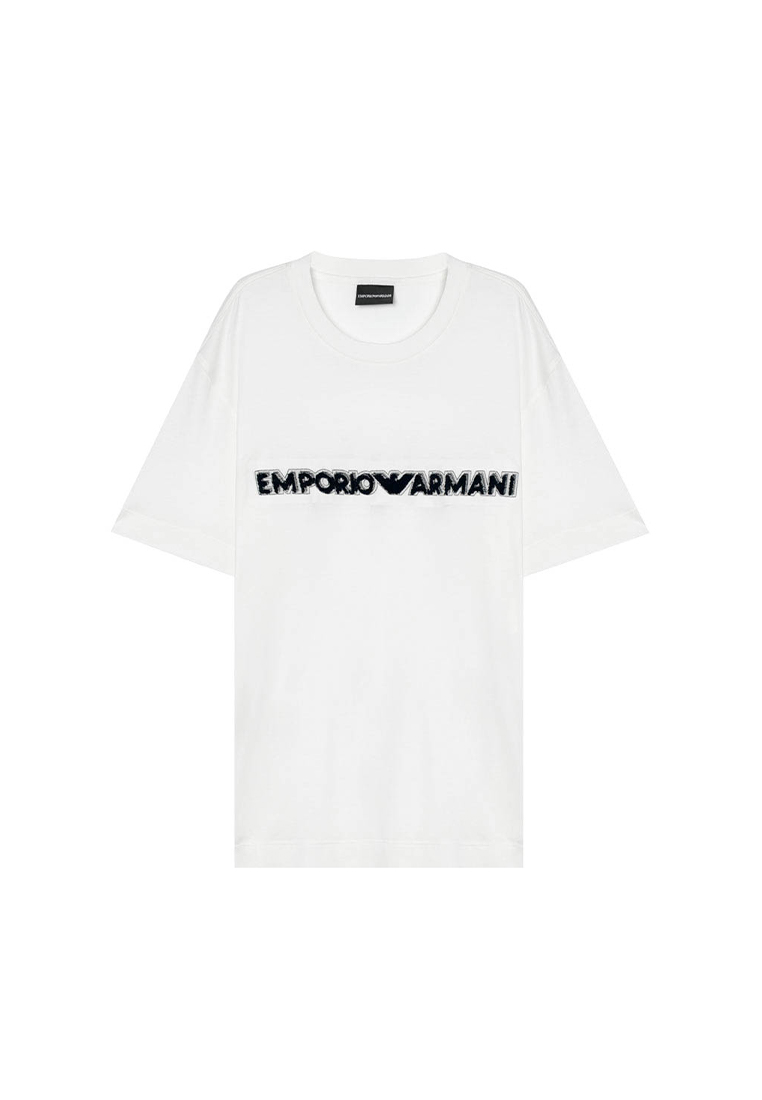 Emporio Armani Men's Short‑Sleeve T‑Shirt in WhiteEM004520 AF13747