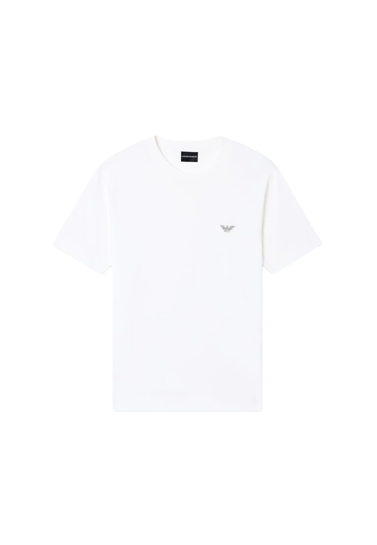 Emporio Armani Men's Short Sleeved T-shirt in White EM005396 AF13715