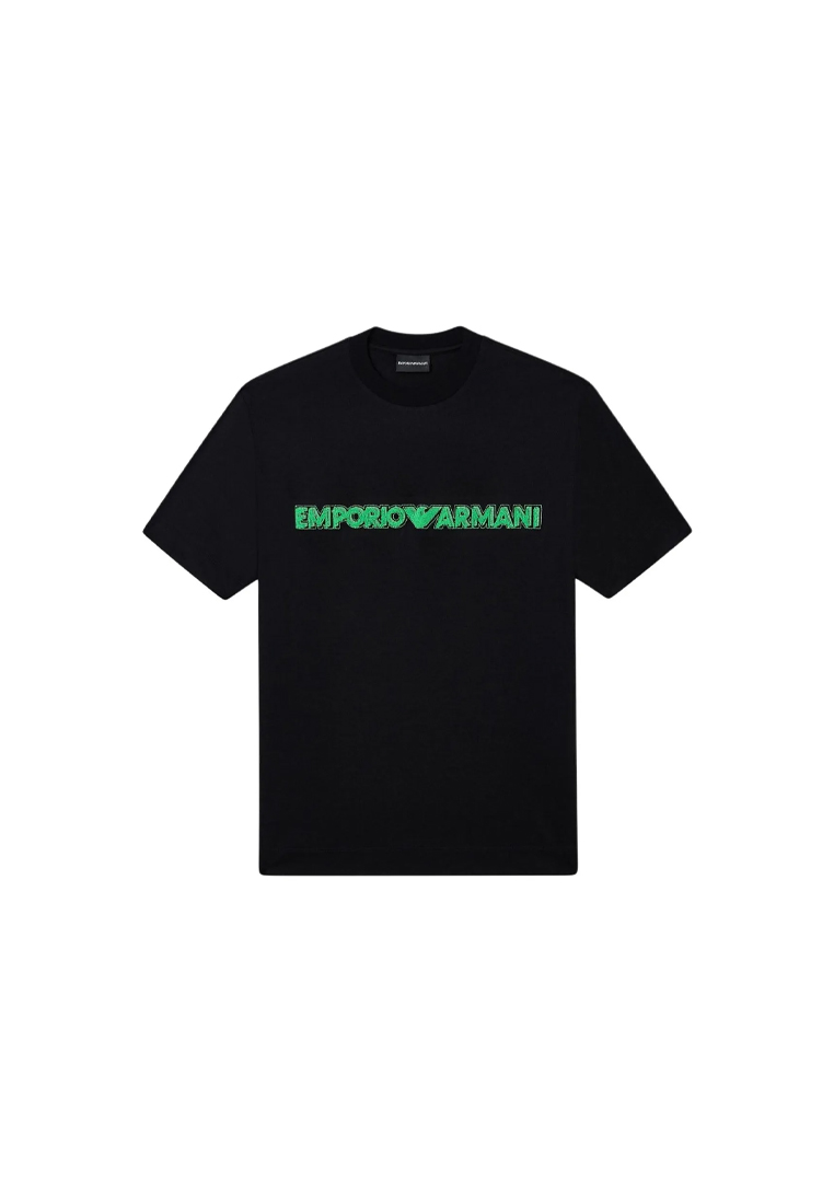 Emporio Armani Men's Short Sleeved T-shirt in Black EM004520 AF13747