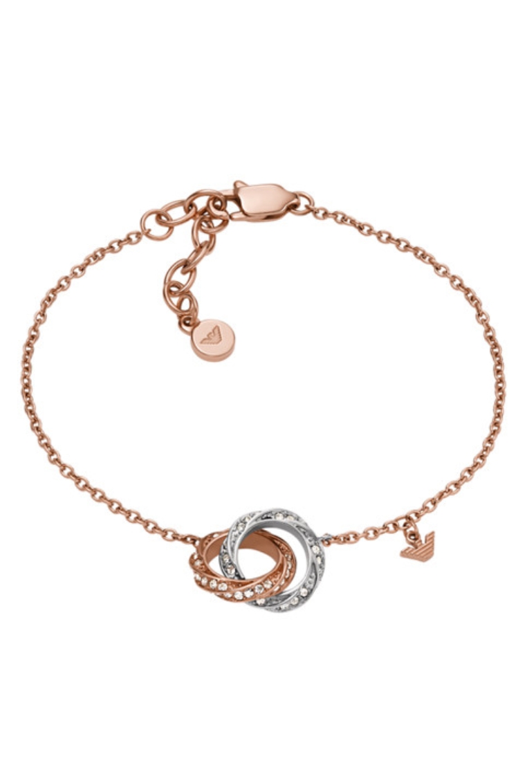 Emporio Armani Emporio Armani Two-Tone Stainless Steel Chain Bracelet (EGS3005221)