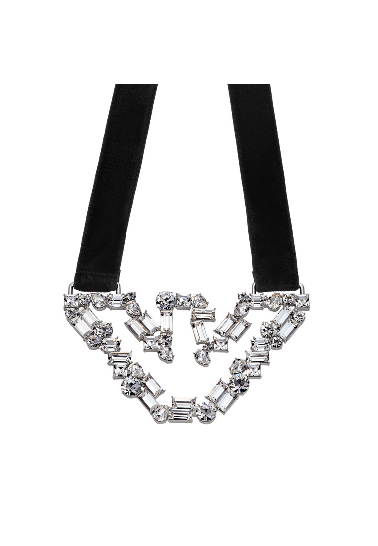 Emporio Armani Emporio Armani Silver-Tone Brass Bib Necklace EGS3049040