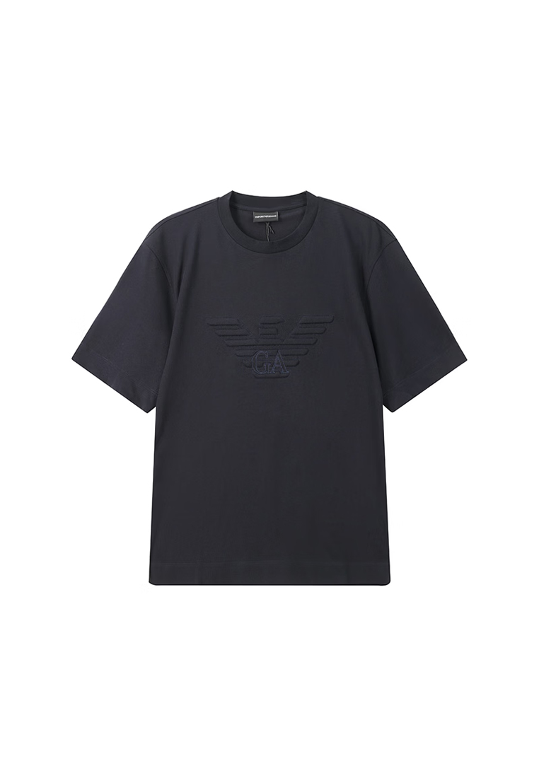 Emporio Armani Men's Short sleeved T-shirt in Black EM004911 AF13715