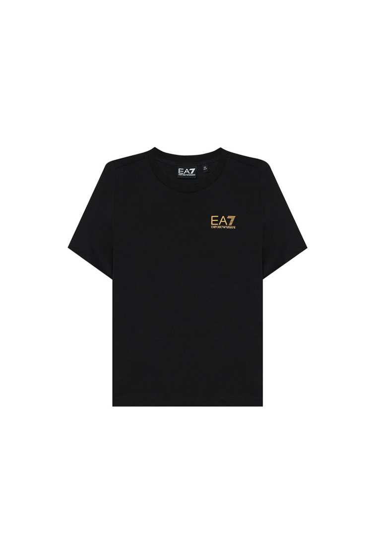 Emporio Armani Boys' Short sleeved T-shirt in Black 7B000020 AF10378
