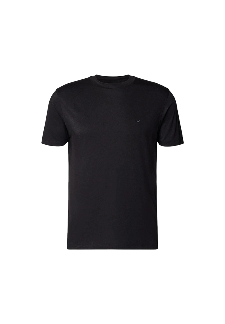 Emporio Armani Men's Short Sleeved T-shirt in Black EM004586 AF13721