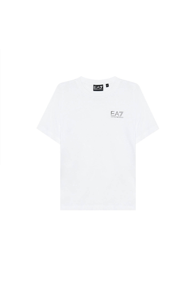 Emporio Armani Boys' Short sleeved T-shirt in White 7B000020 AF10378