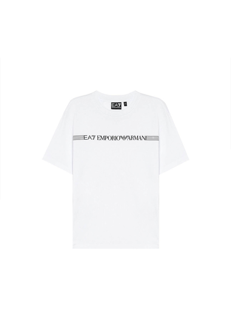Emporio Armani Boys' Short Sleeved T-shirt in White 7B000262 AF12874