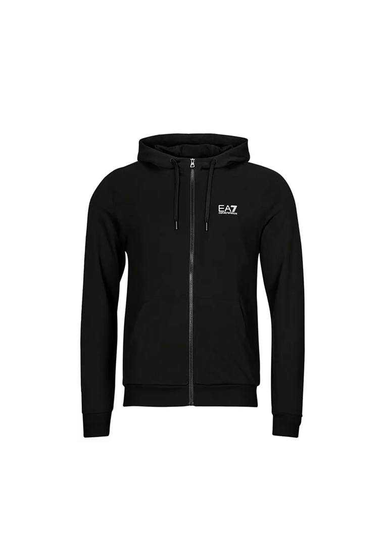 Emporio Armani EA7 FW24 Men's Sweatshirt in Black 8NPM33 PJVRZ