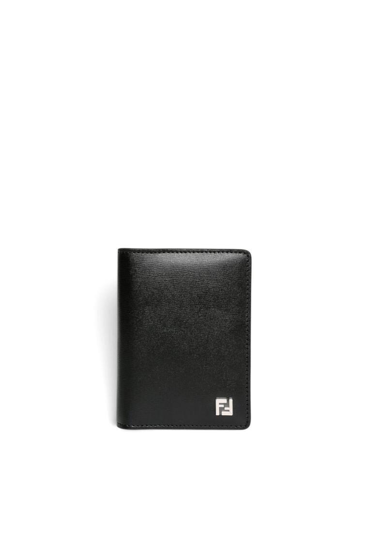 Fendi Calfskin Leather Card Holder