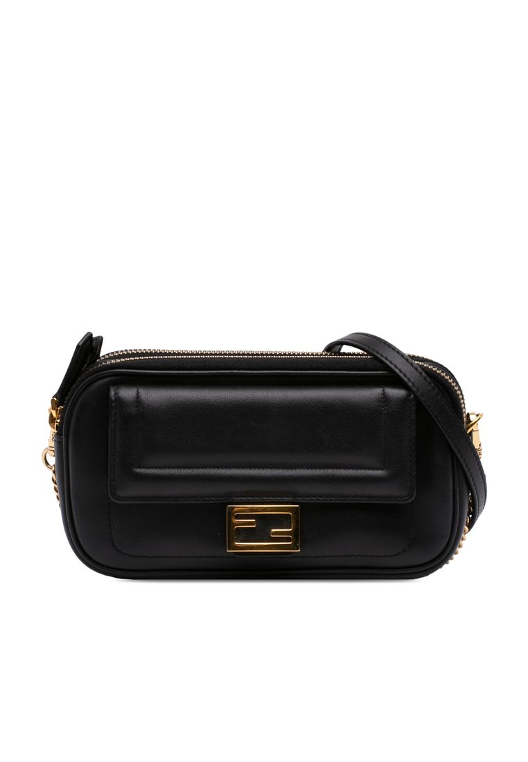 Fendi Pre-Loved Fendi Leather Easy 2 Baguette Crossbody