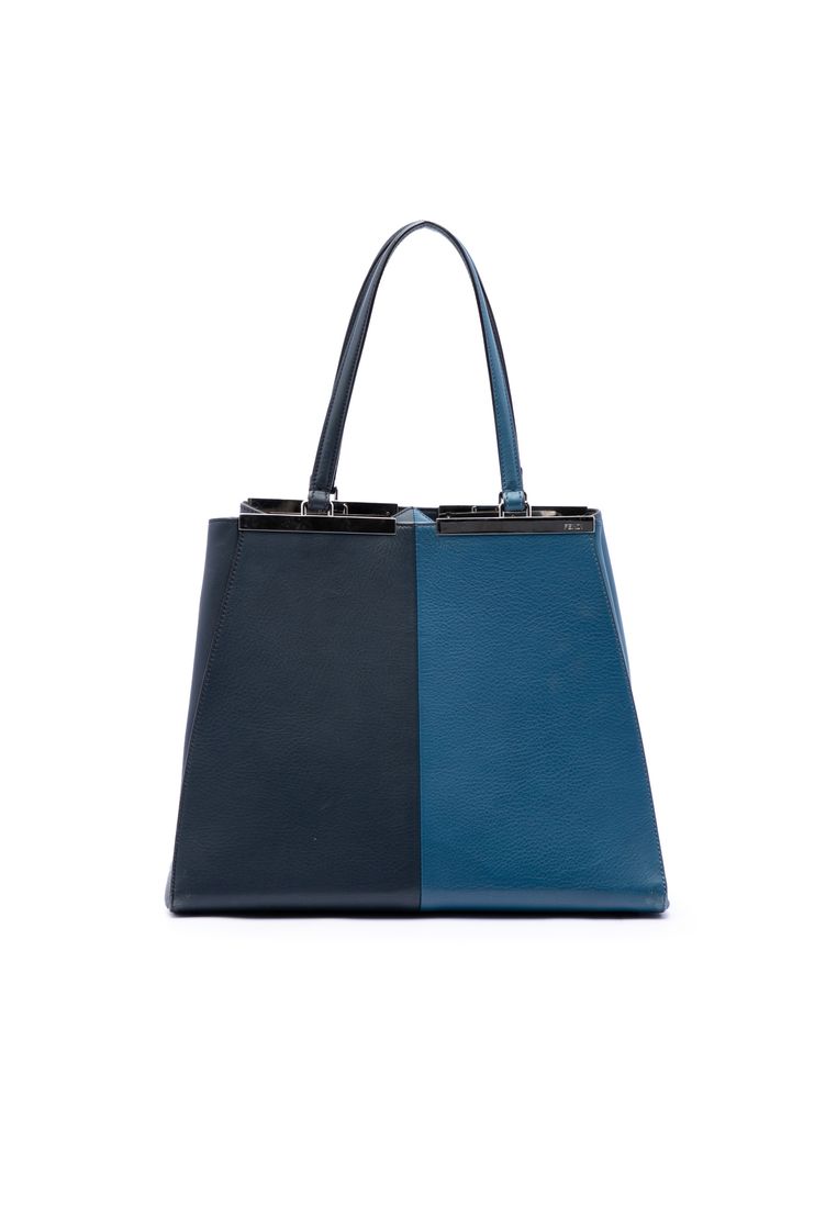 Fendi Pre-Loved Fendi Large Bicolor Vitello Elite 3jours Tote