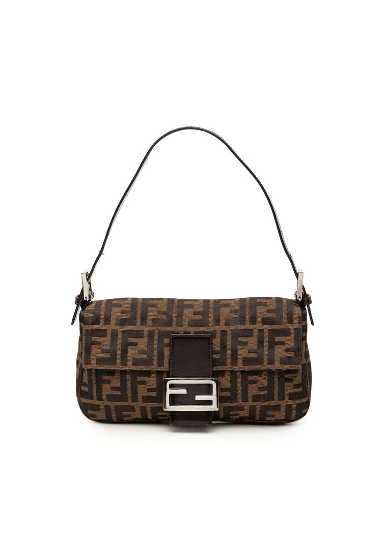Fendi Pre-Loved Fendi Zucca Canvas Baguette