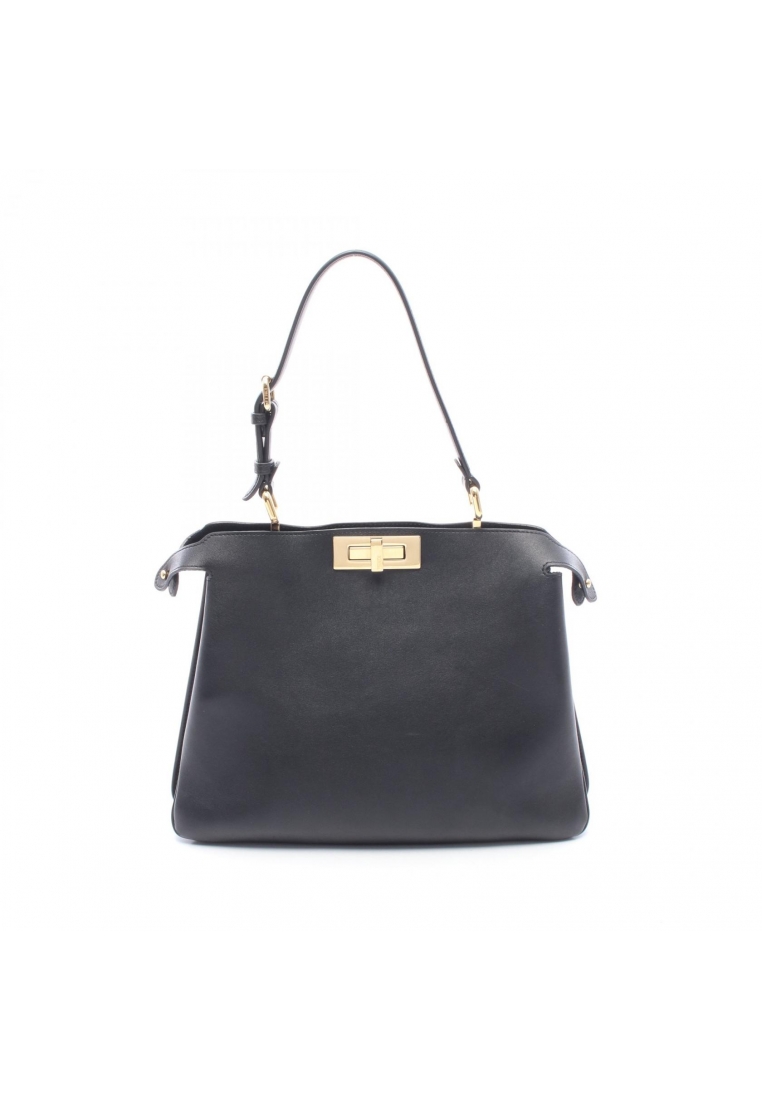 Fendi Pre-Loved Fendi Peekaboo soft Medium Handbag leather black