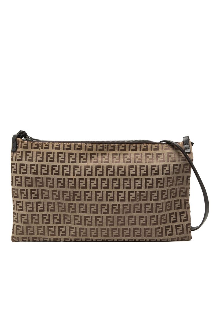 Fendi Pre-Loved Fendi Zucchino Canvas Crossbody