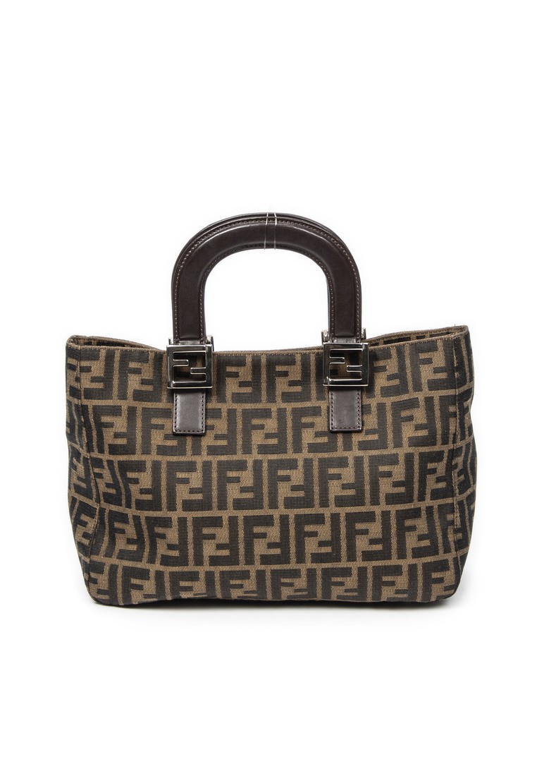 Fendi Pre-Loved Small FF Open Tote