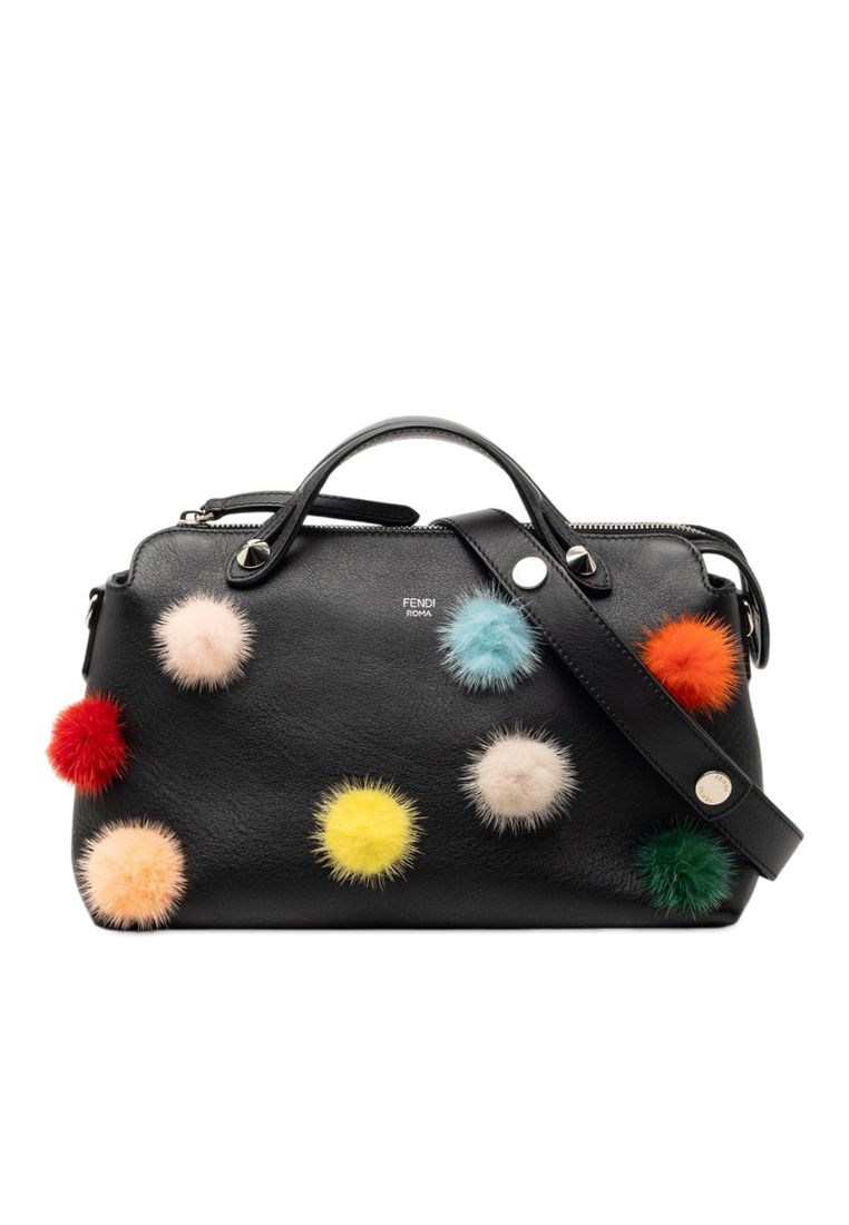 Fendi Pre-Loved Fendi Medium Leather Pompom By The Way Satchel