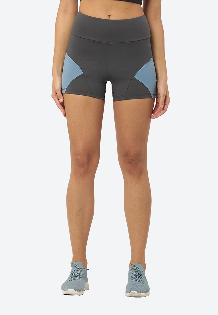 Fitleasure Grey Performance Yoga Training Sportswear Shorts