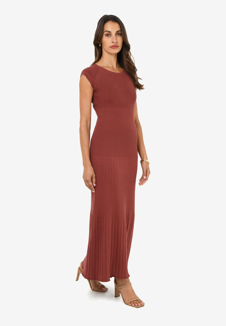 FORCAST Lourdes Ribbed Knit Dress