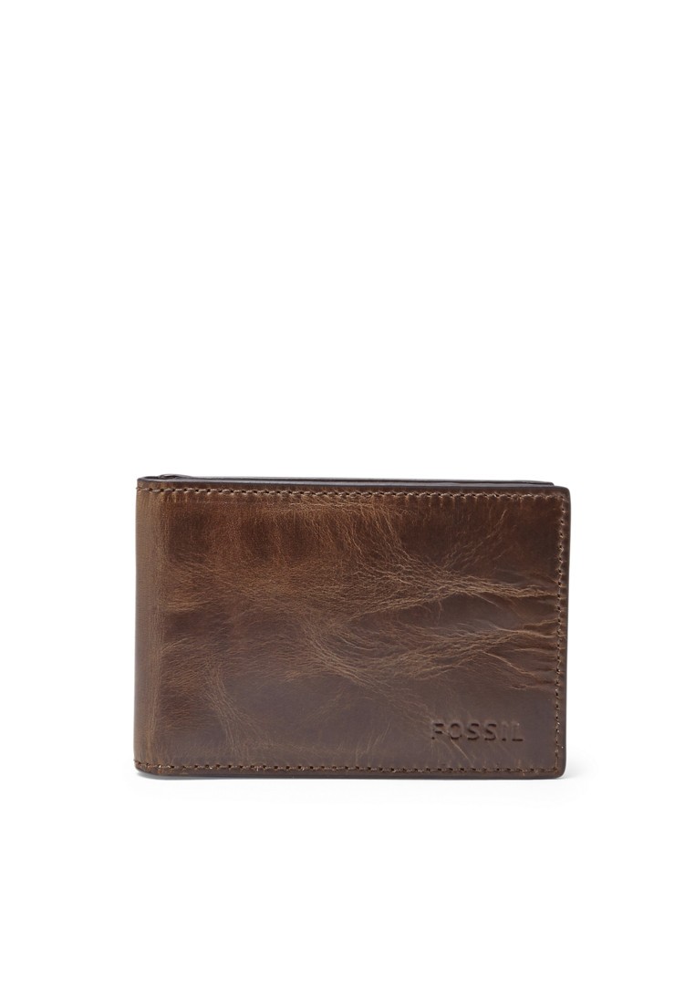 Fossil Derrick Leather Money Clip Bifold Wallet ML3684201