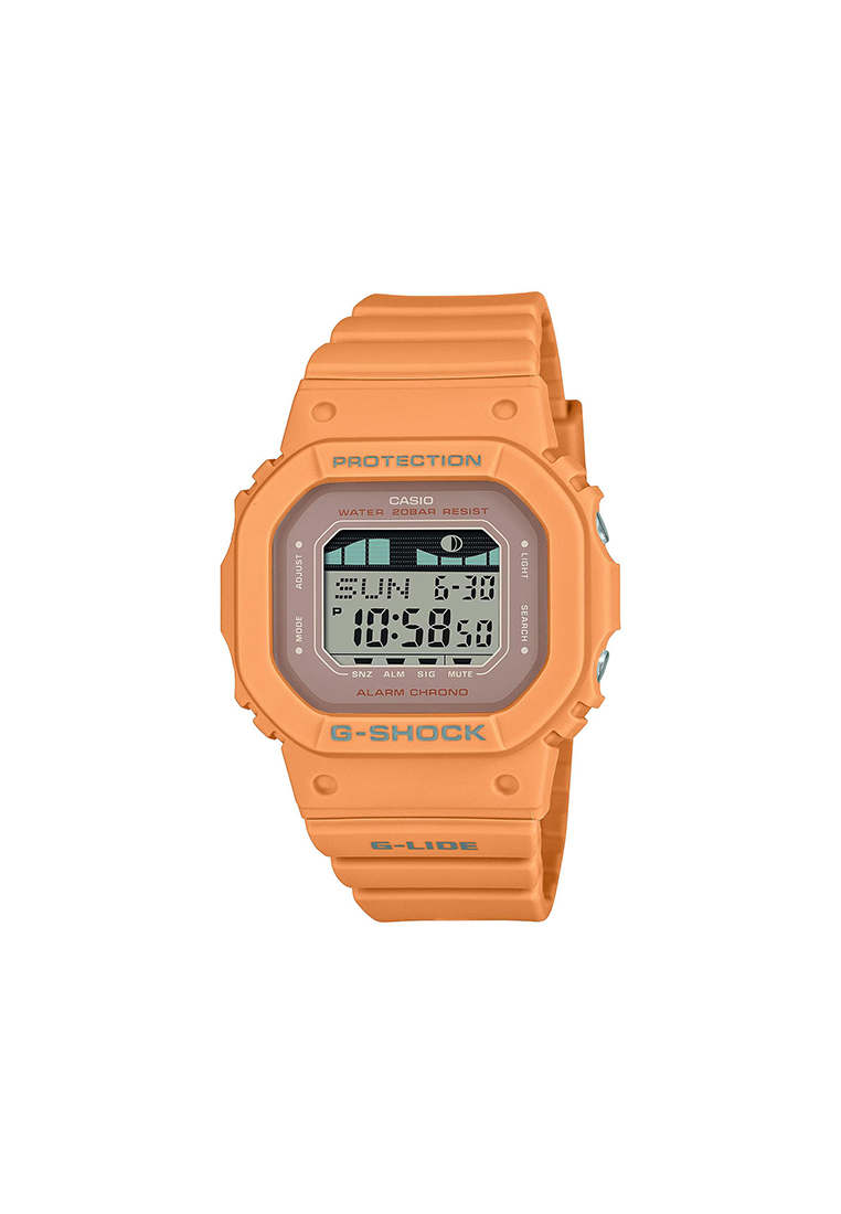 G-Shock GLX-S5600-4 G-LIDE Women's Digital Sport Watch | Orange Resin Band