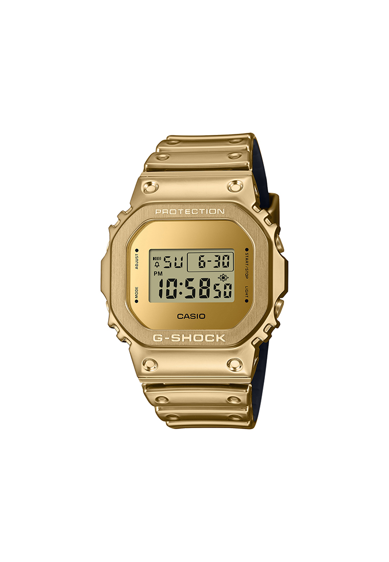 G-Shock Fine Metallic Series GM-5600YMG-9 Men Digital Watch Gold Resin Strap 5600 Series