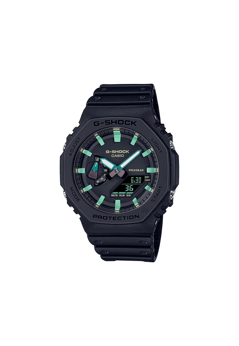 G-Shock GA-2100RC-1A Men's Sport Watch with Black Resin Band