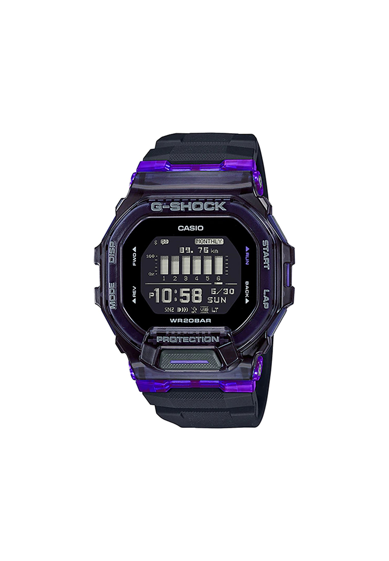 G-Shock Men's Digital Watch GBD-200SM-1A6  G-SQUAD Bluetooth® Black Resin Band Sport Watch