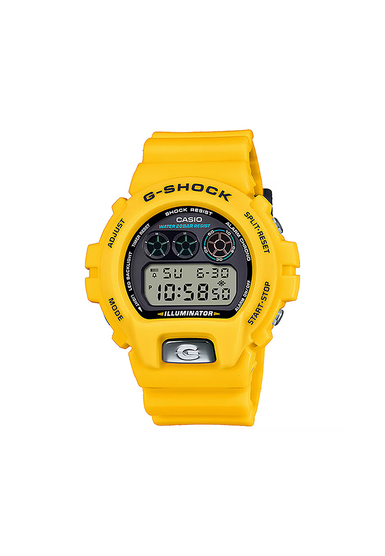 G-Shock DW-6900TR-9 Men Digital Watch with Yellow Resin Band