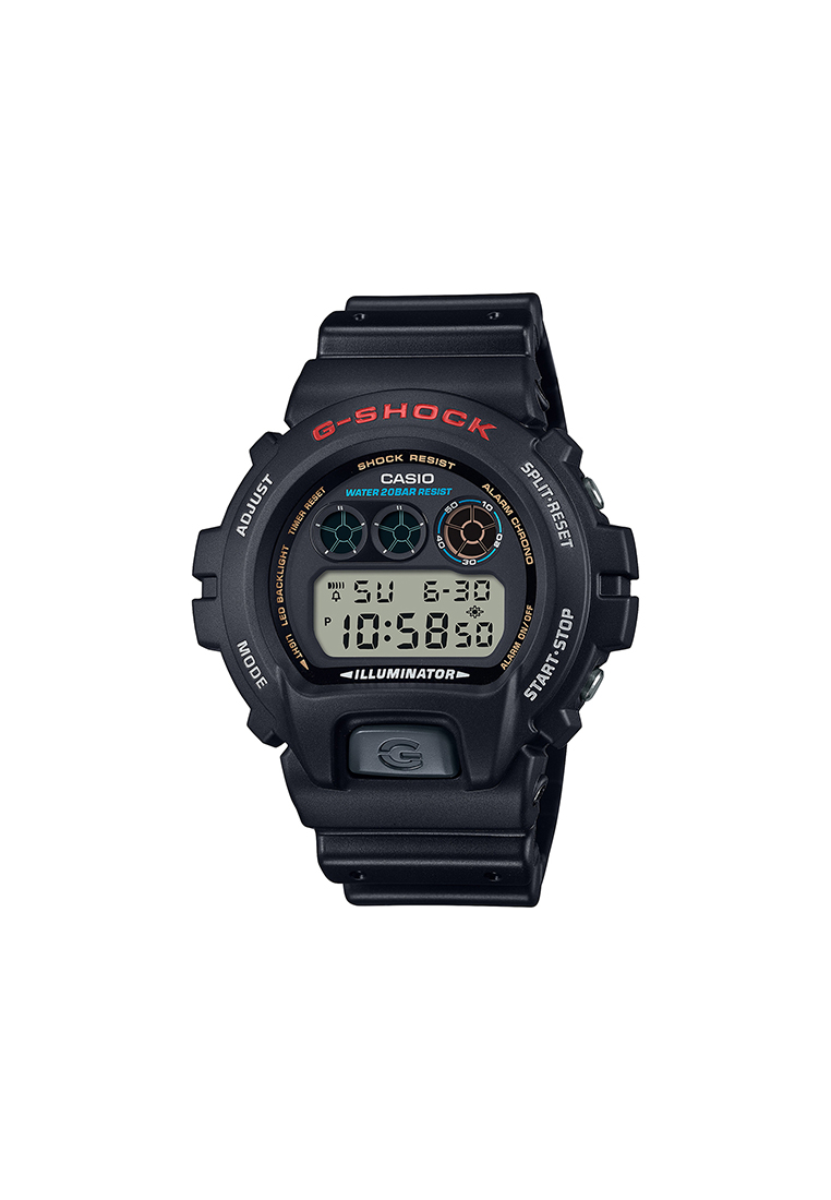 G-SHOCK Men Digital Sport Watch DW-6900U-1 Black Resin Strap