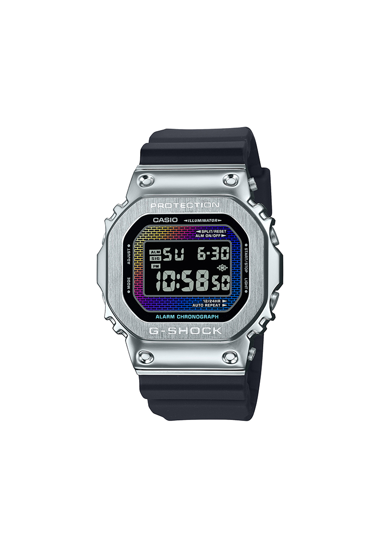 G-SHOCK Men Digital Watch GM-5600RW-1 Black Resin Strap
