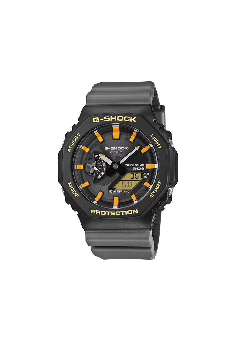 G-SHOCK GA-B2100-1A Charles Darwin Foundation Men Analog-Digital Watch Grey Resin Band