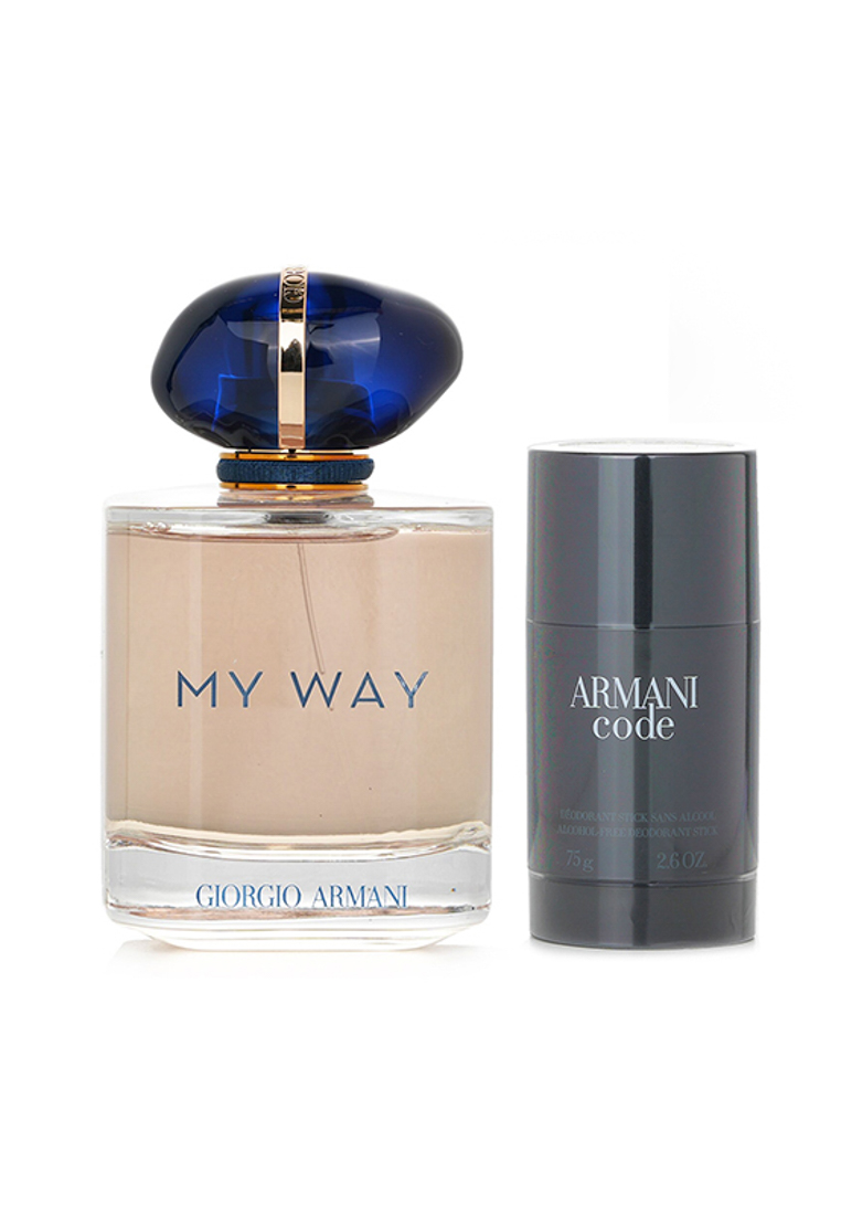 Giorgio Armani GIORGIO ARMANI - Giorgio Armani My Way Eau De Parfum Spray + Armani Code Deo Stick 2p