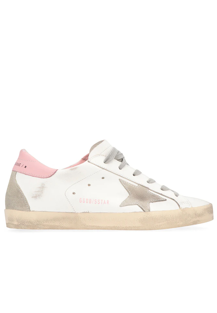 GOLDEN GOOSE Women's Super-Star Pinktab Suede Star Sneakers GWF00102F002569-10914