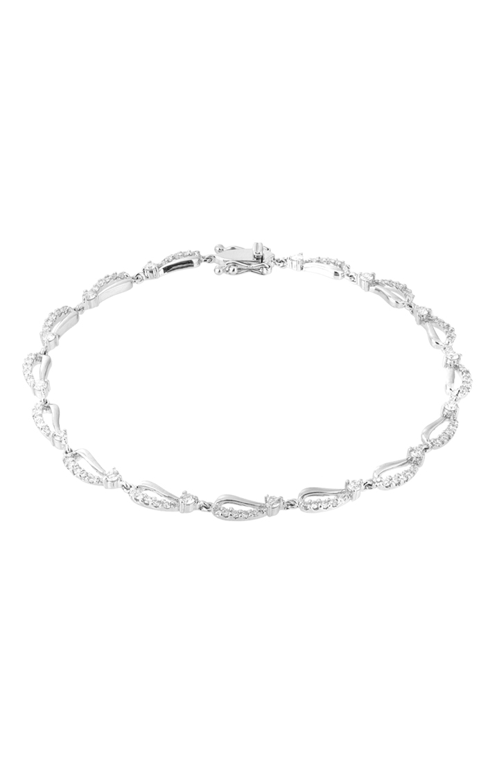 GOLDHEART GOLDHEART Diamond Bracelet in Astral Rays, White Gold 750 - 18cm