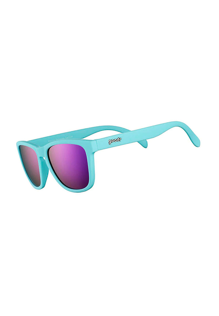 Goodr OG Running Sunglasses – Electric Dinotopia Carnival