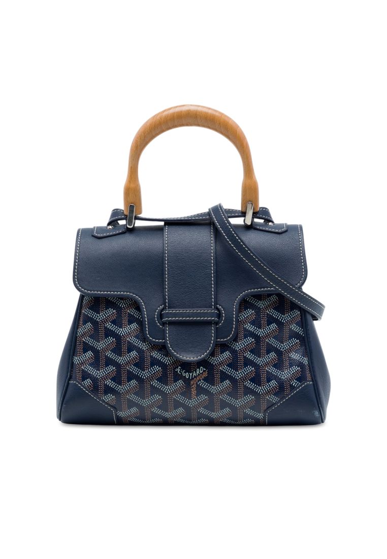 Goyard Pre-Loved Goyard Mini Goyardine Saigon Structured