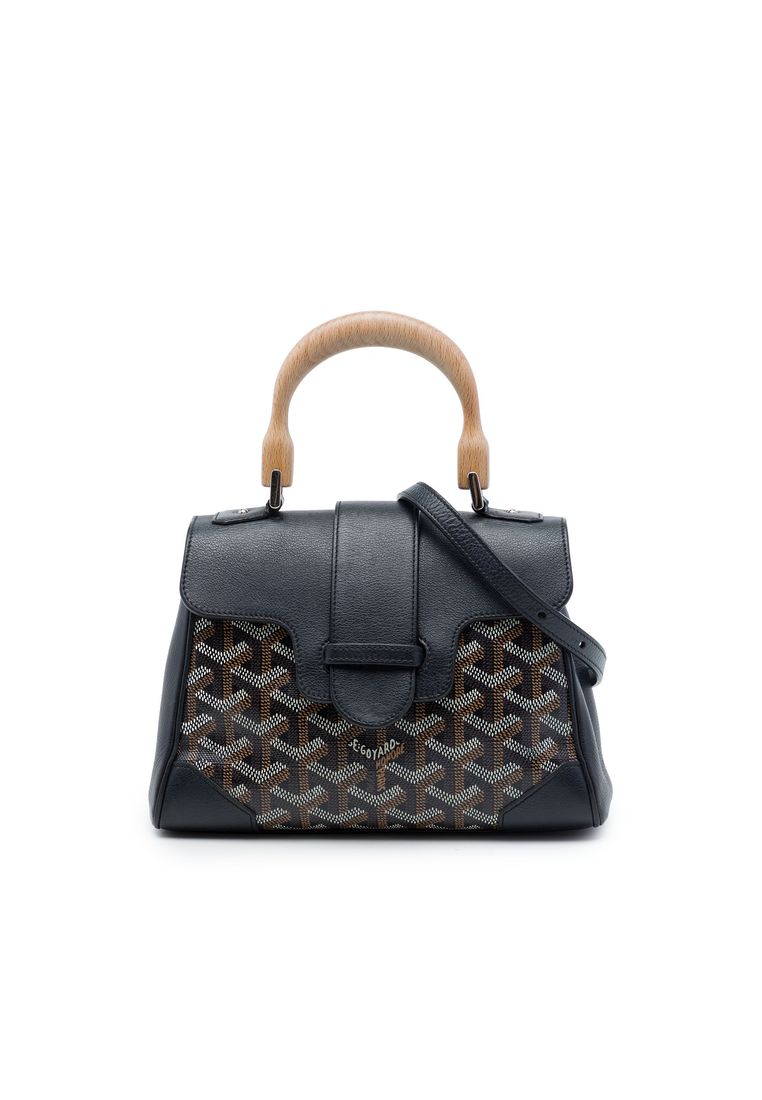 Goyard Pre-Loved Goyard Mini Goyardine Saigon Souple