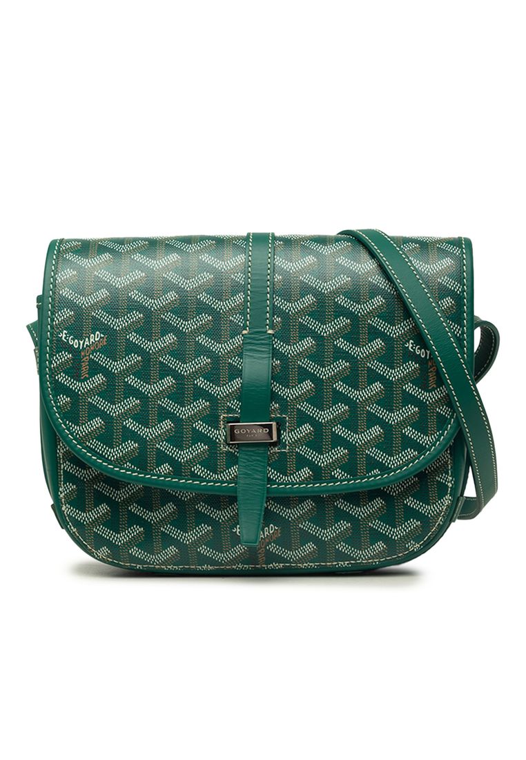 Goyard Pre-Loved Goyard Goyardine Belvedere Pm