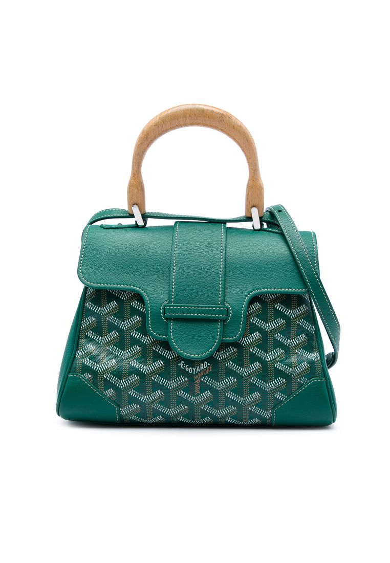 Goyard Pre-Loved Goyard Mini Goyardine Saigon Souple