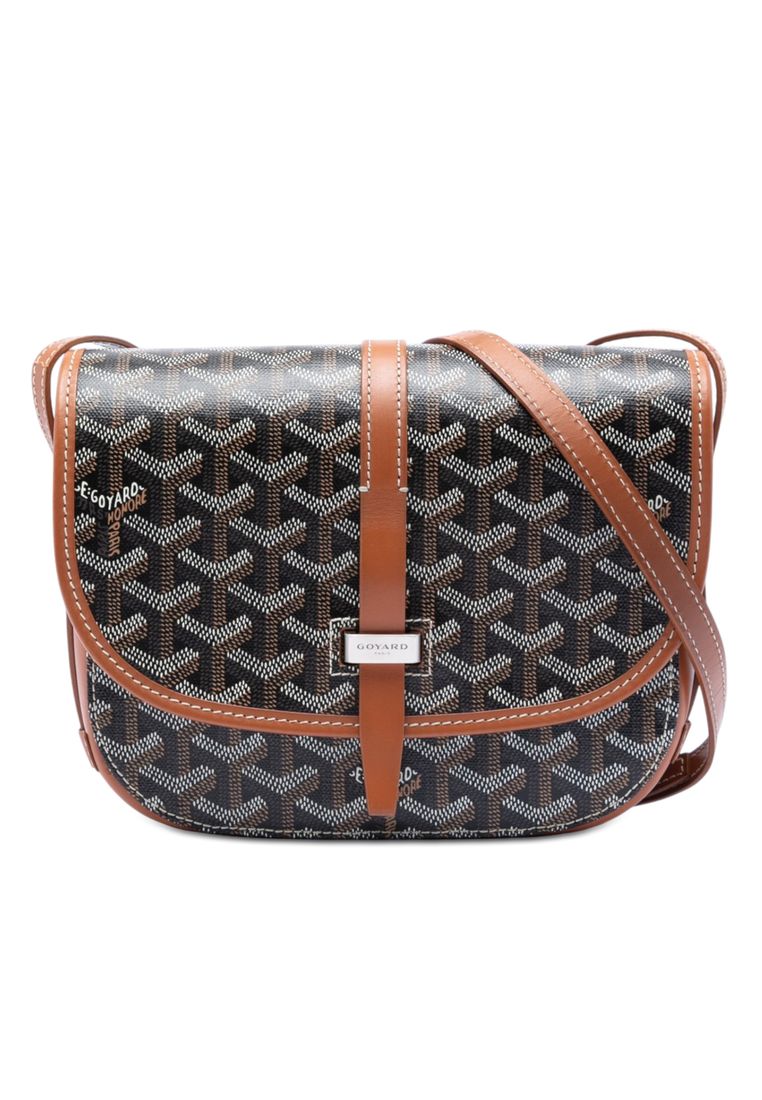 Goyard Pre-Loved Goyard Goyardine Belvedere Pm