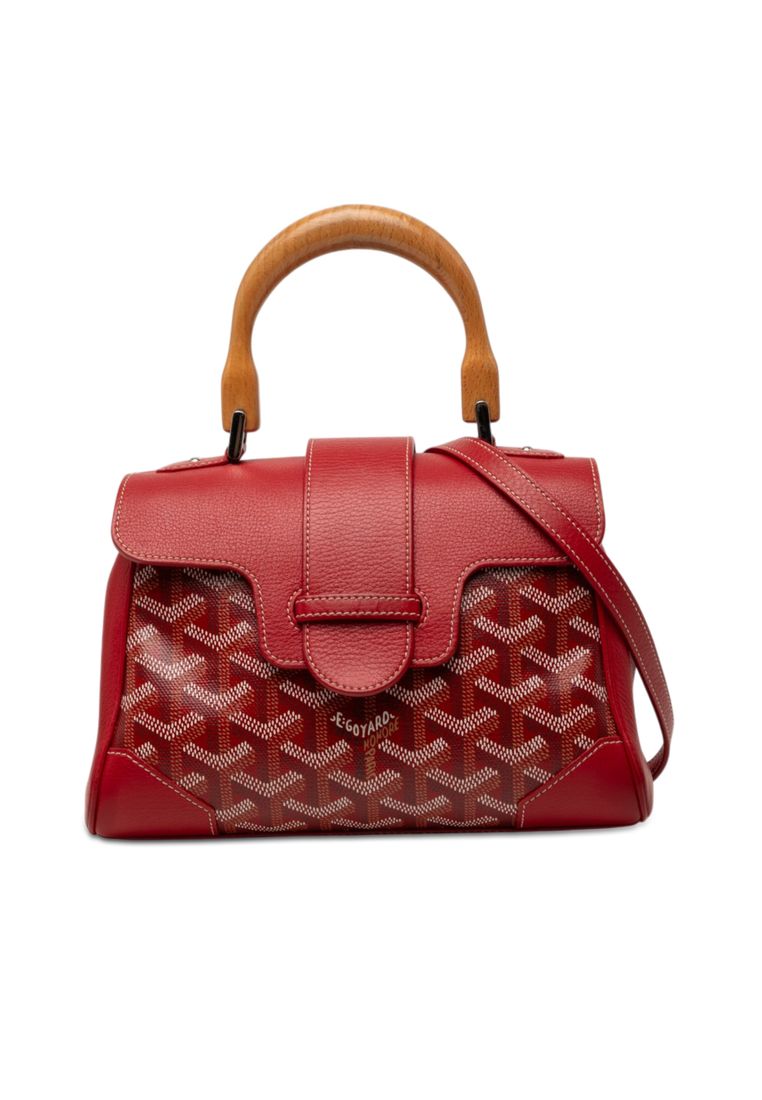 Goyard Pre-Loved Goyard Mini Goyardine Saigon Souple