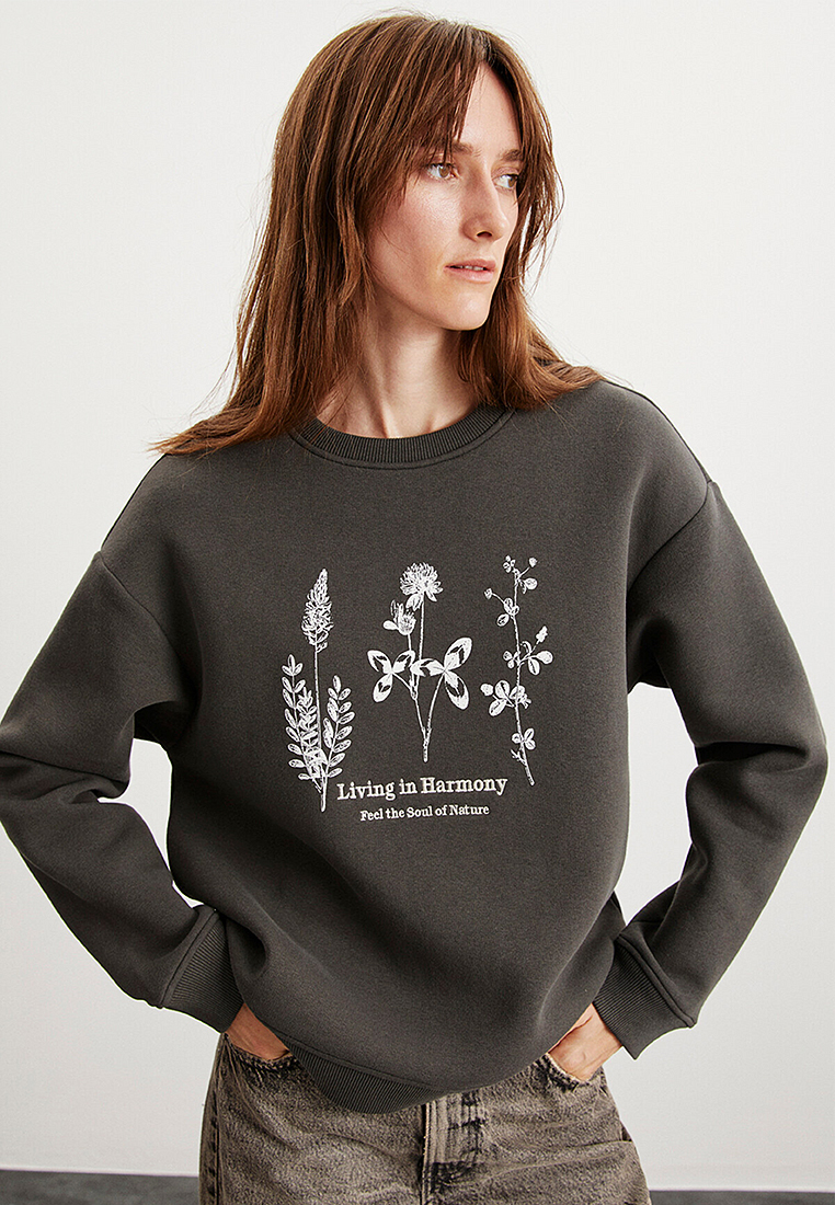 GRIMELANGE Marena Crew Neck Sweatshirt