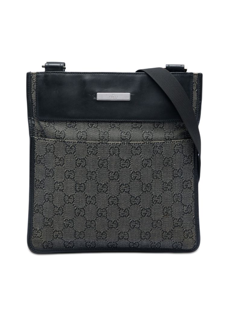 Gucci Pre-Loved Gucci Gg Denim Crossbody