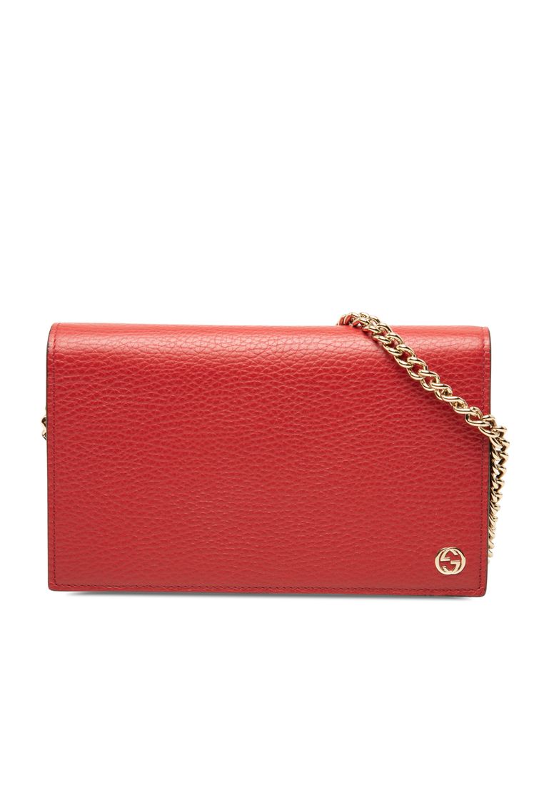 Gucci Pre-Loved Gucci Calfskin Betty Wallet On Chain