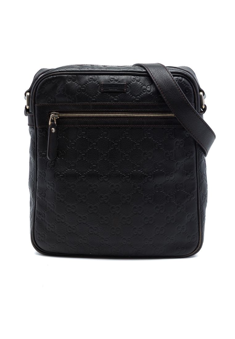 GUCCI Pre-Loved Gucci Guccissima Crossbody